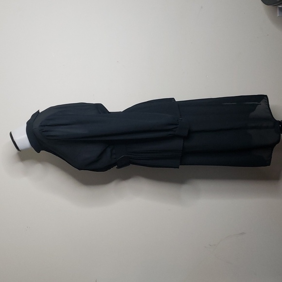 Vintage Chel'sea L'td. belted dress size 14 Made in the USA Black - Picture 10 of 11